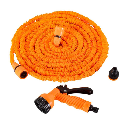 Шланг растягивающийся в наборе с лейкой 15м Вихрь, 73/7/2/25 купить за 1 060 руб. в Новосибирске