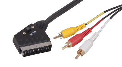 Шнур SCART Plug - 3RCA Plug с переключателем 1.5М REXANT купить за 0 руб. в Новосибирске