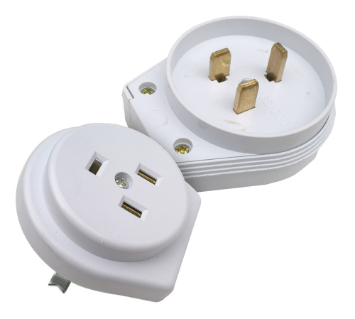 Разъем печной РШ/ВШ 32А 250В пластиковый встраиваемый белый 9133 IN HOME купить за 283 руб. в Новосибирске