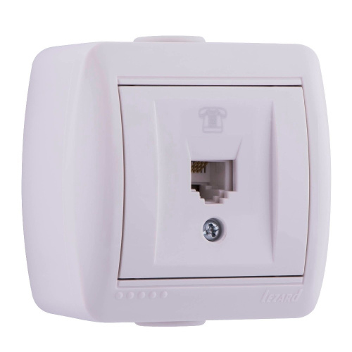 710-0200-137 NATA Розетка телефонная евро белый купить за 158 руб. в Новосибирске