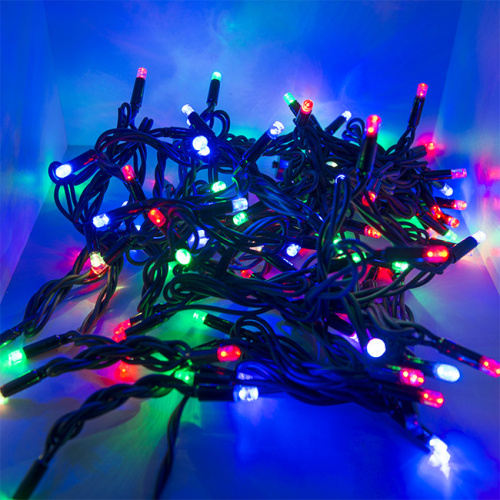 Гирлянда светодиодная уличная рисовая, SE-RICE-10100M, 10M, 100LED, мульти(4цв.), IP60, черн шн.1,5м, Funray, 13036 купить за 0 руб. в Новосибирске