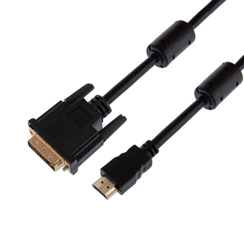Шнур HDMI - DVI-D gold 1.5М с фильтрами REXANT купить за 635 руб. в Новосибирске