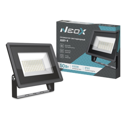 Прожектор светодиодный ДДО-8  50Вт 230В 6500К 5250Лм 105лм/Вт IP65 NEOX купить за 604 руб. в Новосибирске