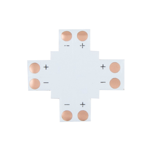 Плата соединительная (X) для одноцветных светодиодных лент шириной 8 мм LAMPER купить за 38 руб. в Новосибирске