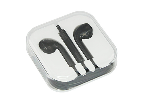 Наушники с микрофоном черные купить за 0 руб. в Новосибирске