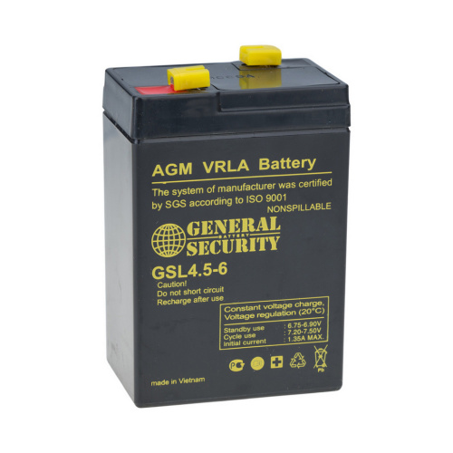 Аккумулятор GSL  6v 4,5ah купить за 919 руб. в Новосибирске