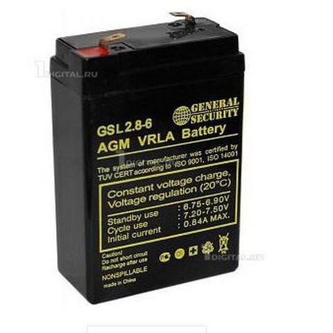 Аккумулятор GSL  6v 2,8ah купить за 700 руб. в Новосибирске