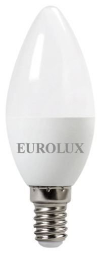 Лампа светодиодная LL-E-C37-7W-230-2,7K-E14 (свеча, 7Вт, тепл., Е14) Eurolux, 76/2/7 купить за 0 руб. в Новосибирске