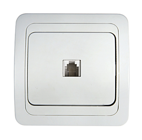 Розетка ТЛФ CLASSICO  белая 2034  , шт купить за 142 руб. в Новосибирске