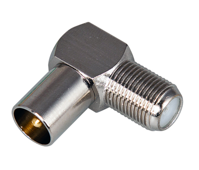 ПЕРЕХОД  гнездо F - штекер TV  угловой  PROCONNECT купить за 36 руб. в Новосибирске