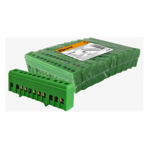 Шина "N" нулевая в изоляторе на DIN-рейку 6*9мм 12групп TDM (SQ0801-0083) купить за 147 руб. в Новосибирске