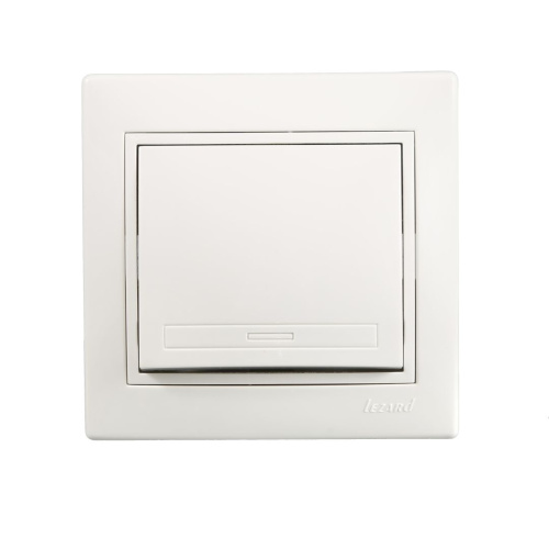 701-0202-100 MIRA Выключатель белый с белой вставкой купить за 346 руб. в Новосибирске