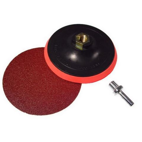 Диск опорный Biber 70861 125 мм, универсальный, с липучкой, тов-080355 купить за 284 руб. в Новосибирске