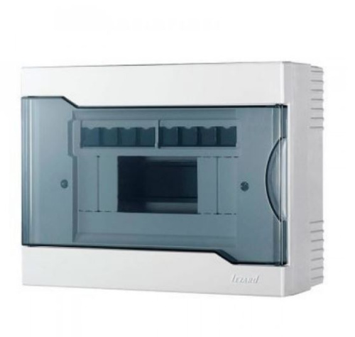 730-2000-008 Бокс с прозрачной крышкой ЩРН-П-8 для нар/уст.8-х модульных устр. купить за 606 руб. в Новосибирске