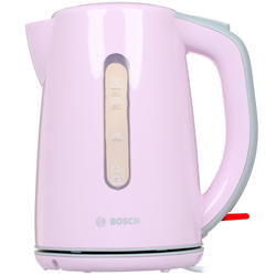 Электрочайник Bosch TWK7500K розовый [пластик, 1.7 л, 2200 Вт, фильтр, скрытый нагревательный элемент] купить за 0 руб. в Новосибирске