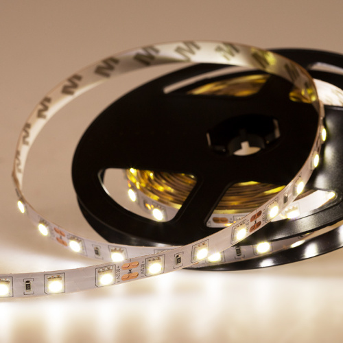 LED лента открытая, ширина 10 мм, IP23, SMD 5050, 60 диодов/метр, 12V, 14.4w/m (белая) цена за 1 метр купить за 191 руб. в Новосибирске