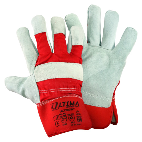 Перчатки ULTIMA 202WT комбинированные спилковые утепленные Thinsulate® (10/XL), ULT202WТ купить за 461 руб. в Новосибирске