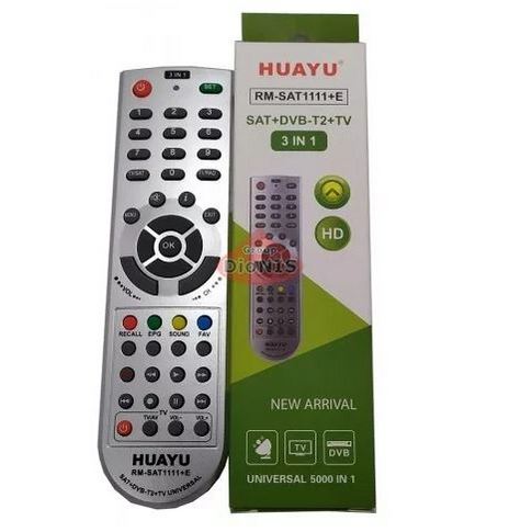 Пульт универсальный HUAYU RM-SAT1111+E / +F (DVB-T2/SAT/TV) купить за 0 руб. в Новосибирске