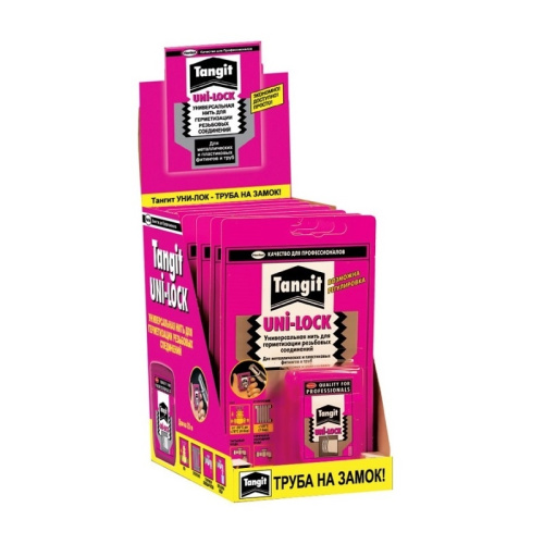 Нить для гермет. резьбовых соедин.Тангит Uni-Lock (20м) в шоу-боксе на блистер-карт ХЕНКЕЛЬ 793039, тов-021945 купить за 0 руб. в Новосибирске