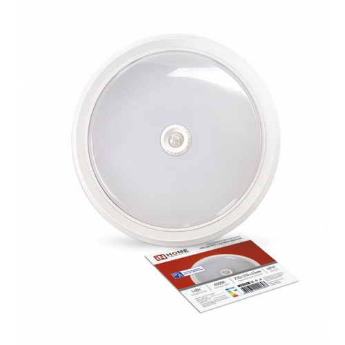 Светильник светодиодный СПБ-2Д-КРУГ 14Вт 230В 4000К 1100лм 210мм с датчиком белый IN HOME купить за 1 014 руб. в Новосибирске