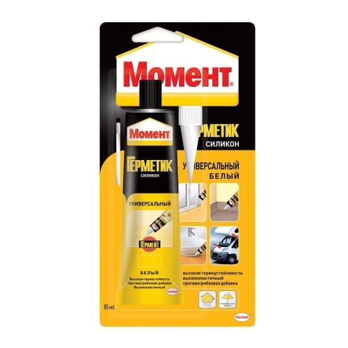 Герметик Момент силиконовый Универсальный, ПРОЗРАЧНЫЙ, (85 мл), тов-011108 купить за 0 руб. в Новосибирске