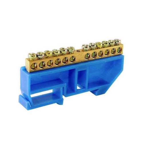 Шина "N" нулевая с изолятором на DIN-рейку 6*9мм стойка бол. 12групп TDM (SQ0801-0029) купить за 143 руб. в Новосибирске