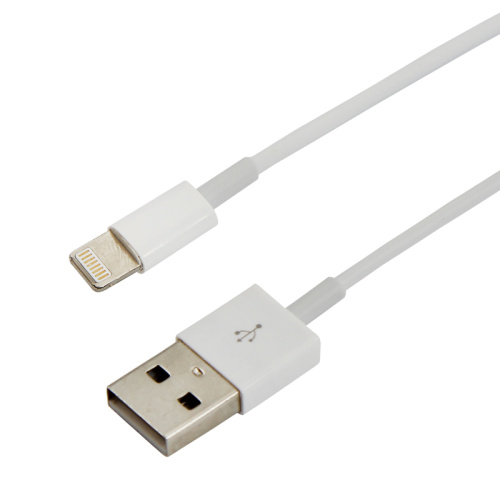 Кабель USB-A – Lightning, 2,4А, 1м, ПВХ, белый, REXANT купить за 333 руб. в Новосибирске