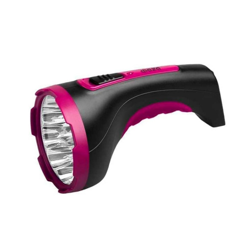 Фонарь ФАZA Accu F2-L3W, чёрный рубин (3W -LED, 4v - 900 mА/ч, до 4 часов время работы)  купить за 637 руб. в Новосибирске