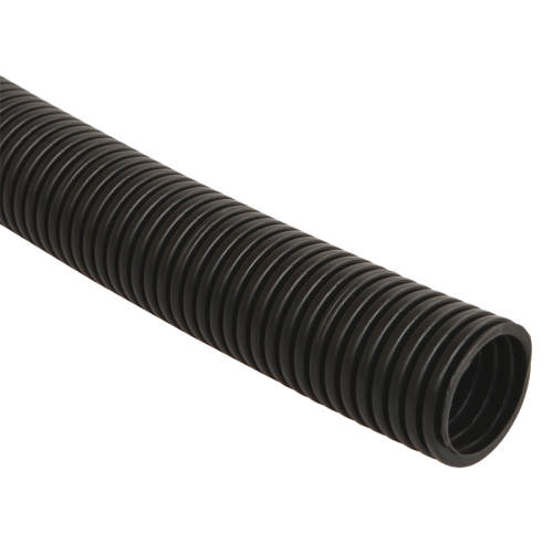 Труба гофр. ПНД d=16мм с зондом черная (50м) IEK CTG20-16-K02-050-1 (продажа рулонами) купить за 29 руб. в Новосибирске