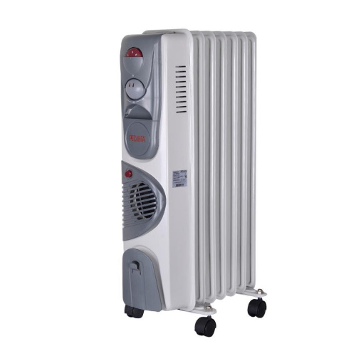 Масляный обогреватель ОМ-7НВ Ресанта, 67/3/10, с вентилятором купить за 4 390 руб. в Новосибирске