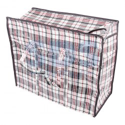 (61-0402) Сумка хозяйственная клетчатая 55*23*45 см (b55) купить за 0 руб. в Новосибирске