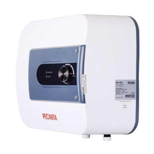 Водонагреватель накопительный  ВН-10Н Ресанта, 1500Вт, (над раковиной), 20 мин, 5 лет, 74/5/7 купить за 7&nbsp;906 руб. в Новосибирске