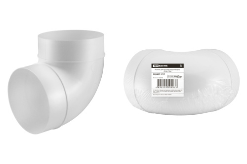 Колено для круглых воздуховодов, D100, TDM, SQ1807-1717 купить за 221 руб. в Новосибирске