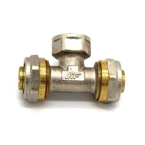 Тройник 16x1/2" ВР для м/п труб, тов-025089 купить за 521 руб. в Новосибирске