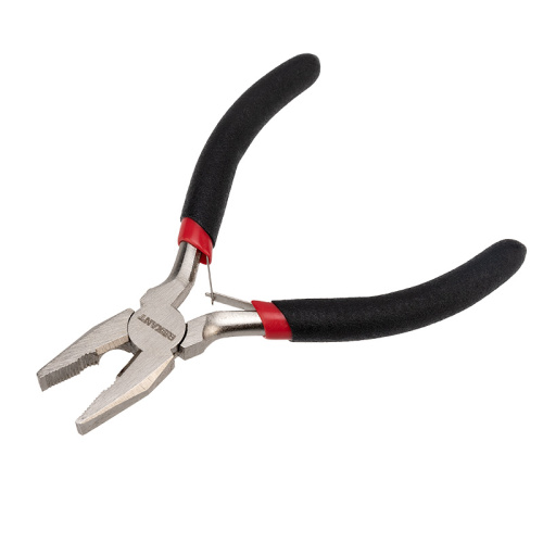 Плоскогубцы REXANT Мини 120 мм никелированные, авторазжим, обливные рукоятки купить за 328 руб. в Новосибирске