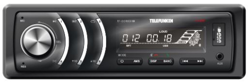 Автомагнитола TELEFUNKEN TF-CCR8091B (Блютуз/1din/4х45Вт/радио/USB/TF) купить за 0 руб. в Новосибирске