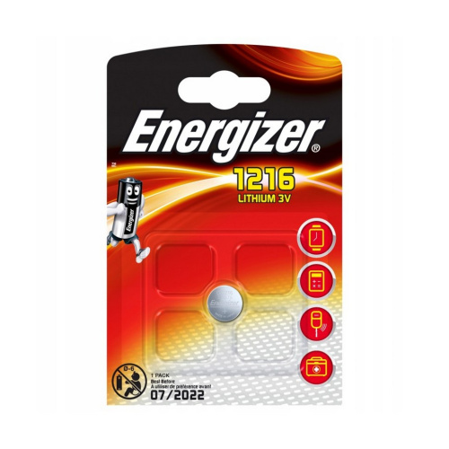 Элемент питания  Energizer 1216 BL-1 купить за 170 руб. в Новосибирске