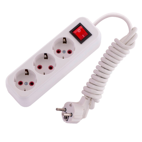 720-0302-302 LILA Удлинитель с/з 3 вх. 2 м. с вык.(3500Вт) купить за 748 руб. в Новосибирске