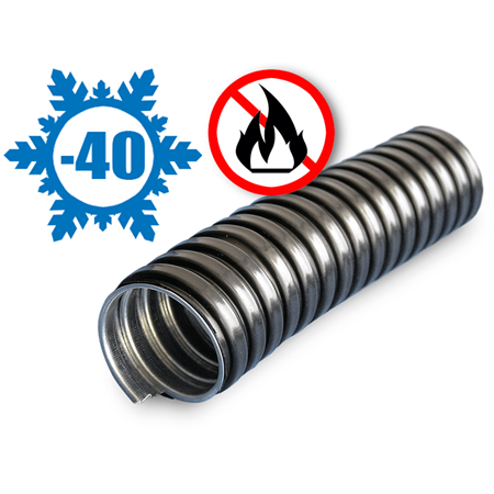 Металлорукав в ПВХ изоляции 18 (МРПИнг) чёрный (50 м/уп), -40...90 °C, zeta42230, ЗЭТАРУС (продажа в метрах) купить за 0 руб. в Новосибирске