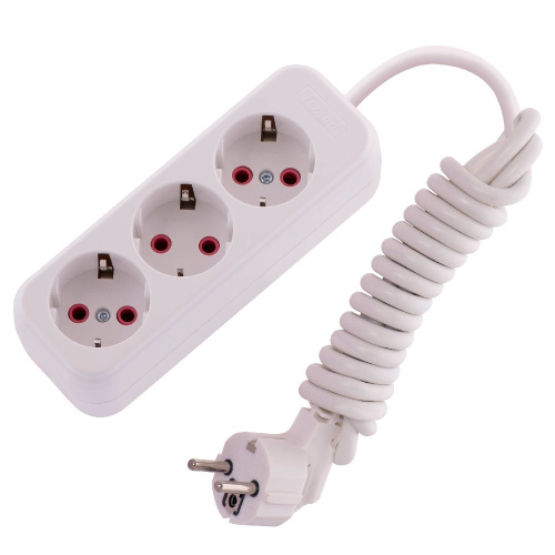 720-0302-301 LILA Удлинитель с/з 3 вх. 2 м. (3500Вт) купить за 622 руб. в Новосибирске