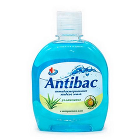 Мыло "ANTIBAC"антибактериальное жидкое 330мл флип-топ Увлажнение 5616-1 купить за 0 руб. в Новосибирске