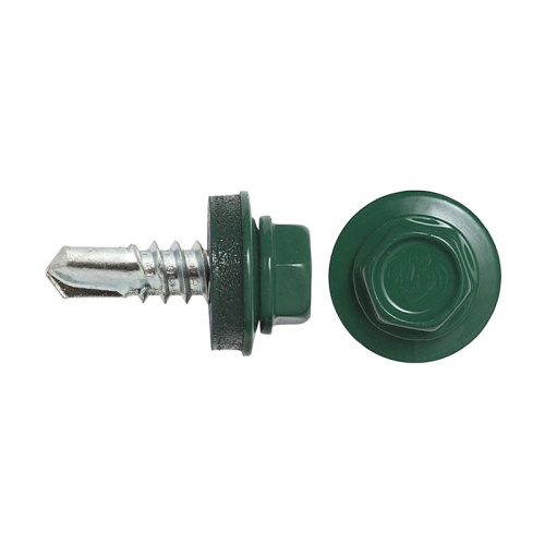 Саморез кровельный RAL-6005 ZP 5,5х19 (200 шт), тов-213144 (темно-зелёный) купить за 5 руб. в Новосибирске