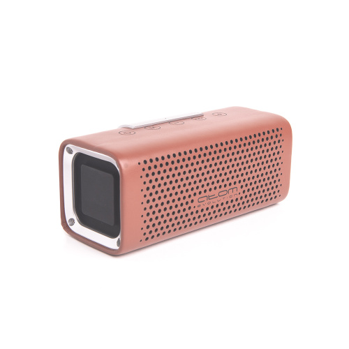 Колонка Атом BS-07, 2*6Вт, 4000мАч, hands free, сопряжение, иск. кожа, 14011 купить за 0 руб. в Новосибирске