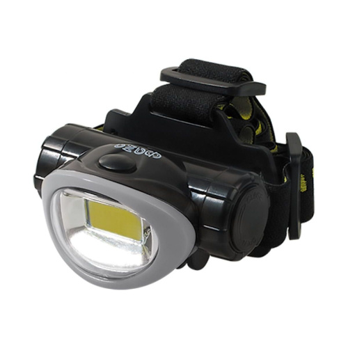 Фонарь ФАZA H5- L3W-gy (черно-серый),  налобный, 170 Лм, 3W СОВ светодиод,  3*ААА купить за 547 руб. в Новосибирске