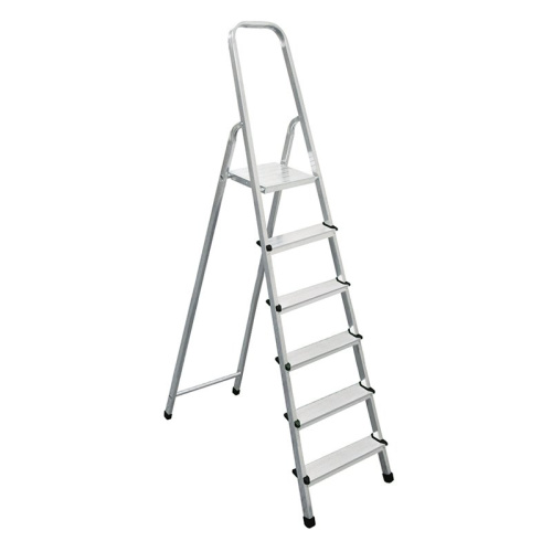 Стремянка алюминиевая СА 1х6 БИБЕР 98006, тов-071390 купить за 6&nbsp;049 руб. в Новосибирске