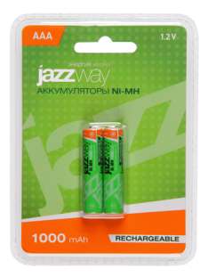 Аккумулятор  JAZZway  AAA 1000 mAh Ni-Mh BL-2 купить за 0 руб. в Новосибирске