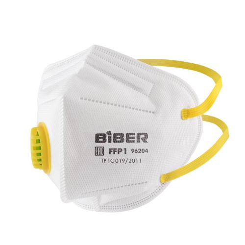 Полумаска фильтрующая Biber 96204 с воздушным клапаном, FFP1, тов-205897 купить за 108 руб. в Новосибирске