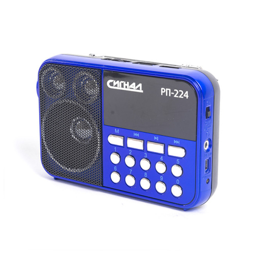 Радиоприемник "Сигнал РП-224", бат. 3*АА (не в компл.), 220V, акб 400мА/ч, USB, SD, дисплей 17825 купить за 1&nbsp;212 руб. в Новосибирске