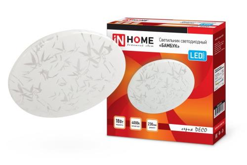 Светильник светодиодный серии DECO 18Вт 230В 4000К 1170лм 230мм БАМБУК IN HOME купить за 0 руб. в Новосибирске