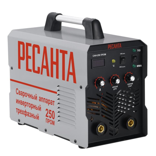 Сварочный аппарат инверторный САИ-250 ПРОМ Ресанта, шт, 65/133 купить за 33&nbsp;211 руб. в Новосибирске